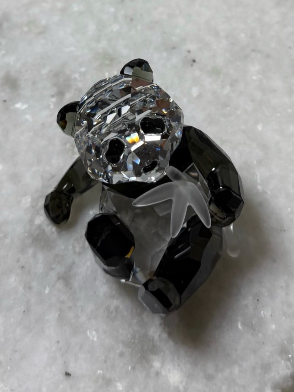 NIB SCS Swarovski Baby Panda 2008 Endangered Wildlife